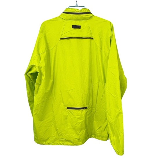 Bright Lime Green Windbreaker Jacket. NWOT - Picture 2 of 8